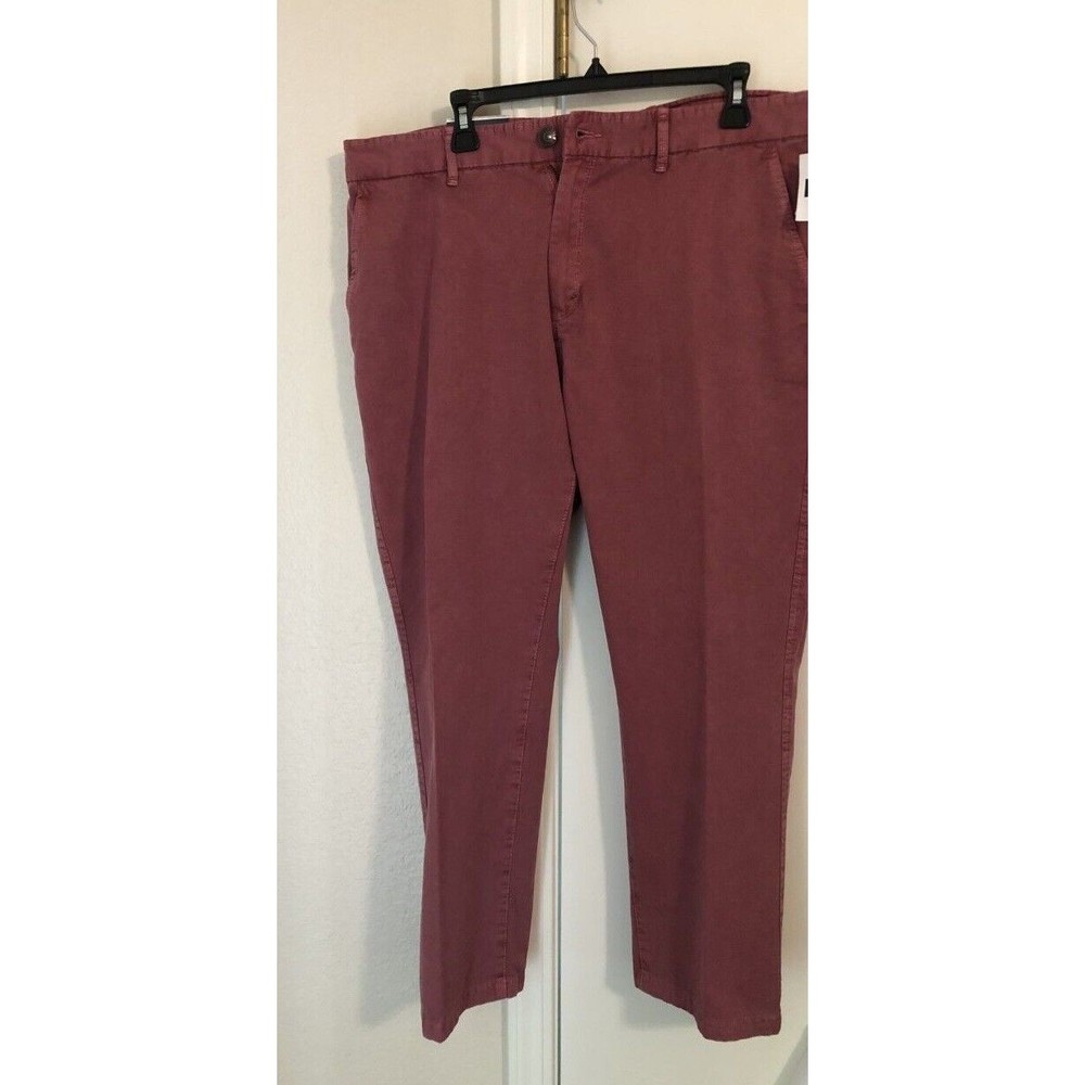Men's Gap Khakis Lived in Tapered Tan Pants Size 38x30 Rose color